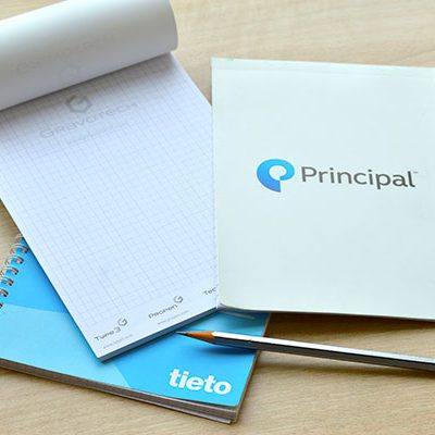 collection of company notepads and notebooks printed by a pune printer