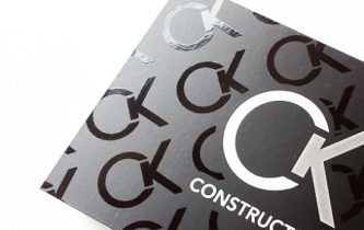 UV printed business cards for a brand in pune