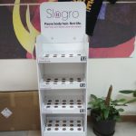 FSU retail display for nail paint brand with shelves