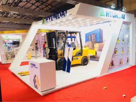 exhibition display stall for a pune manufacturing company