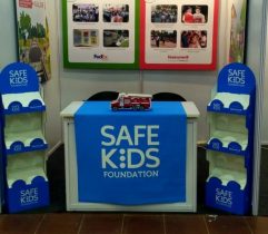 fabric table cloth for exhibition