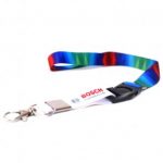 multicolor printing on lanyards with clip