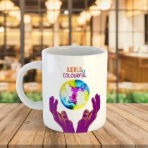 company logo printing on a mug using dye sublimation technique