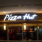 Led signboard for restaurant in a Pune Mall